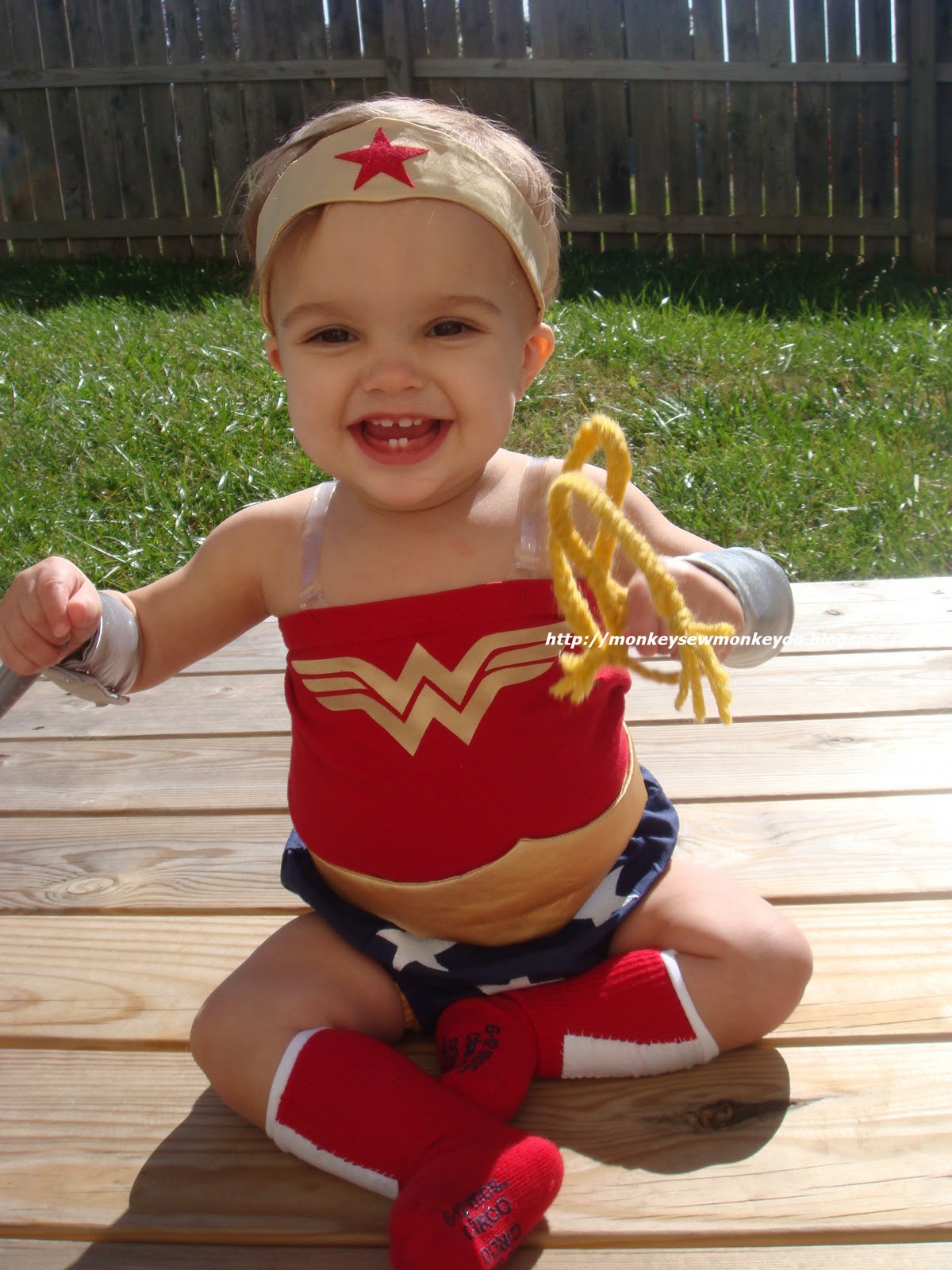 baby dresses as wonder woman
