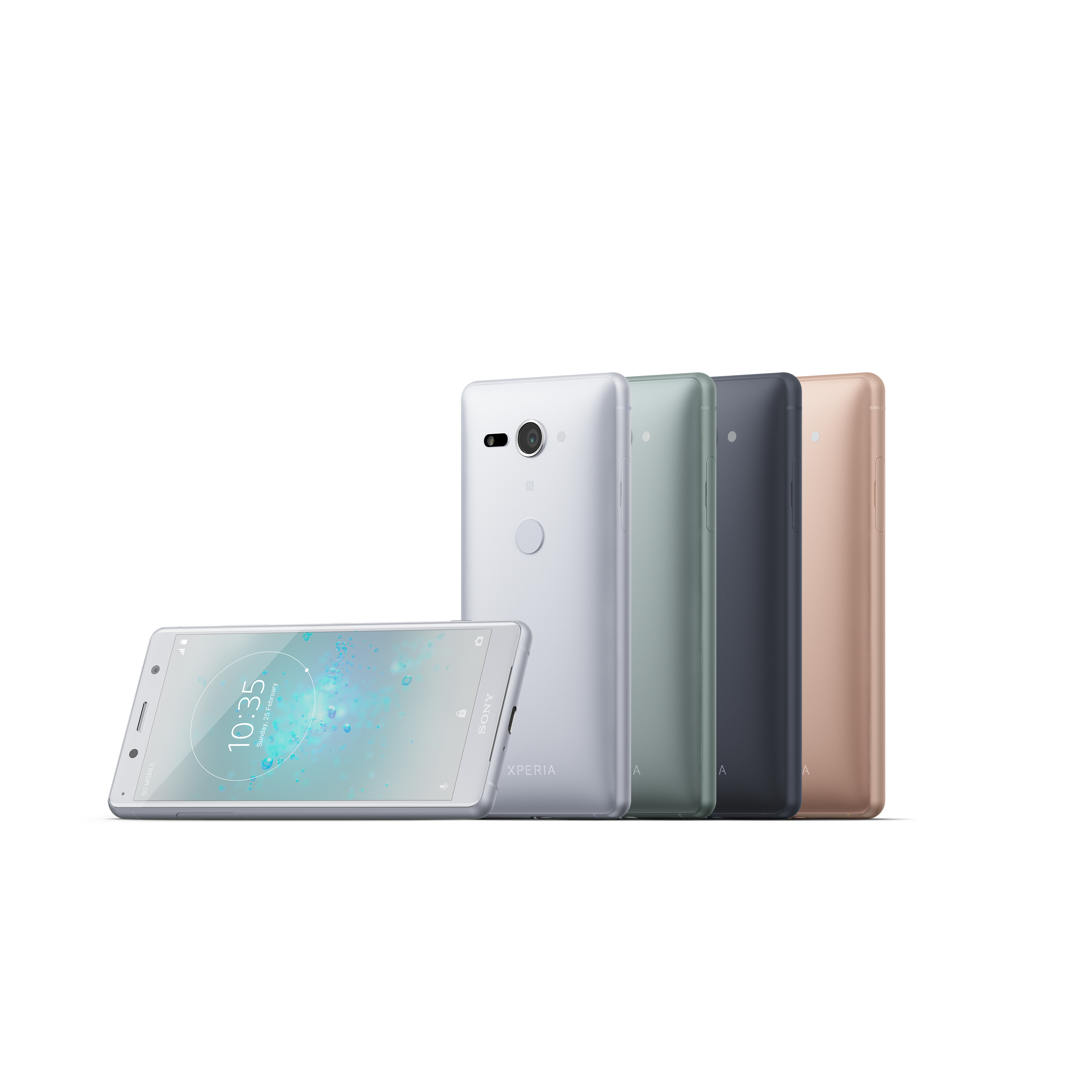 Full lineup of Sony Xperia XZ2 Compact colors