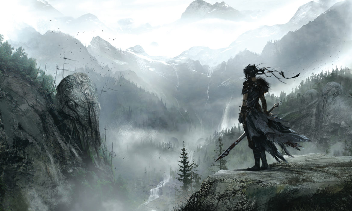 British Academy Game Awards: Senua looking over misty mountains