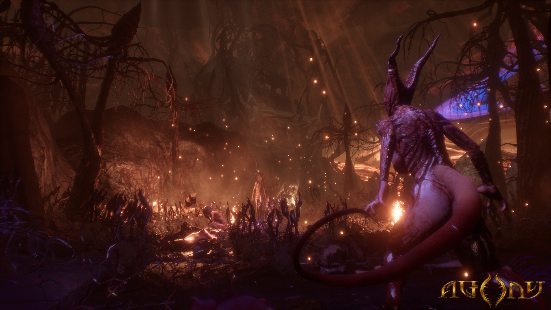 Agony, showing a succubus