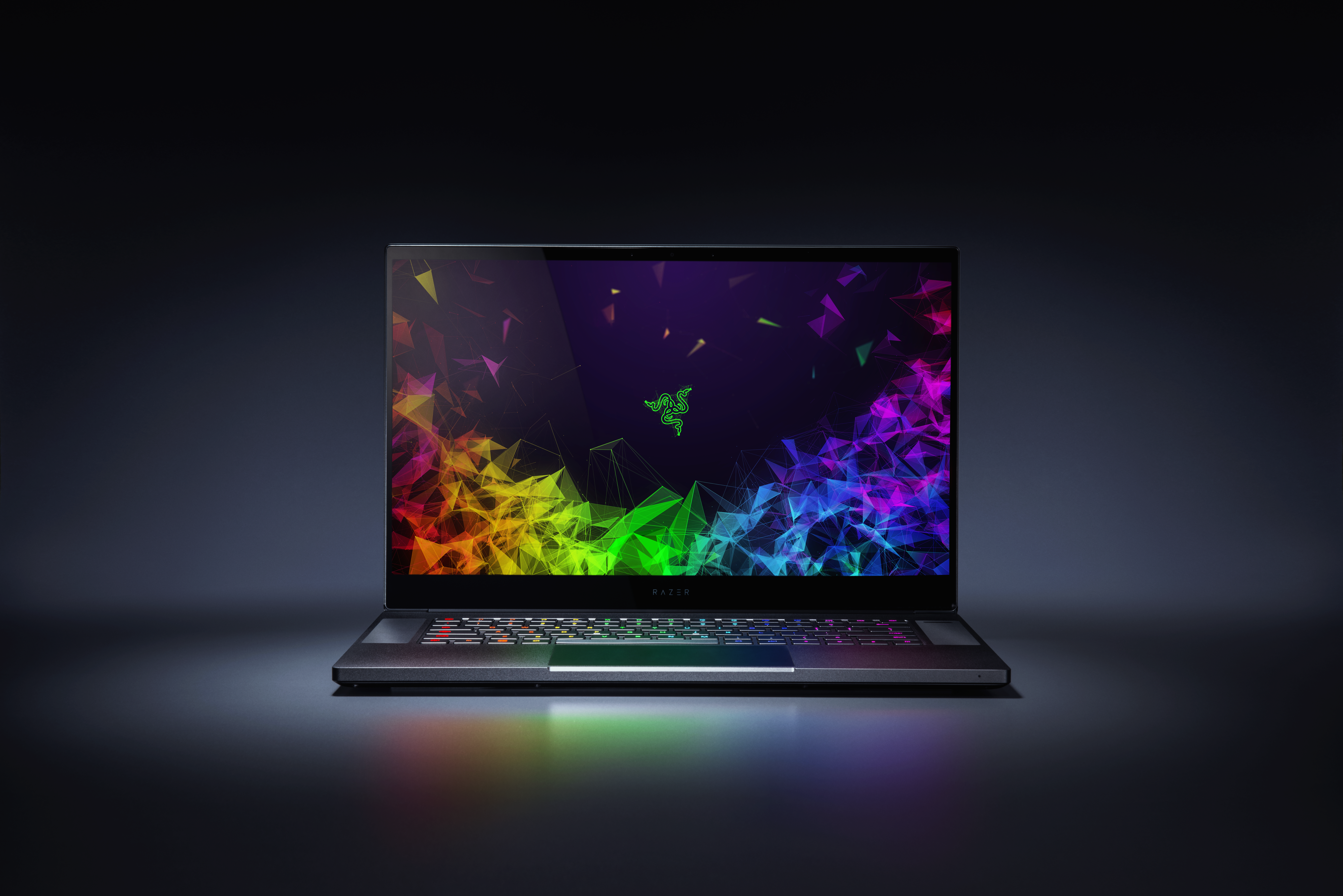 Razer Blade 15 with screen on
