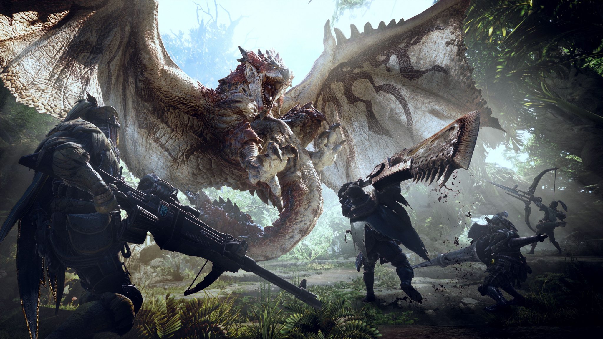 screenshot of Monster Hunter World, to star Milla Jovovich
