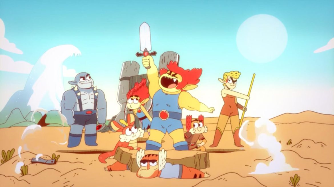 Promotional image for Cartoon Network's new ThunderCats Roar' TV series.