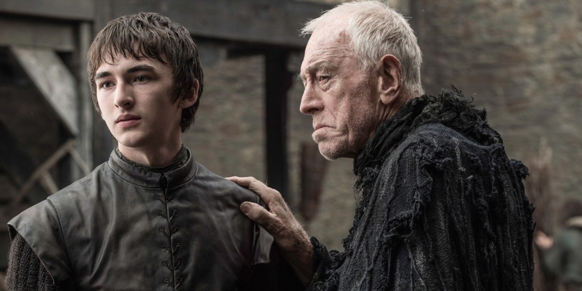 Bran Stark and the Three-Eyed Raven in HBO's Game of Thrones
