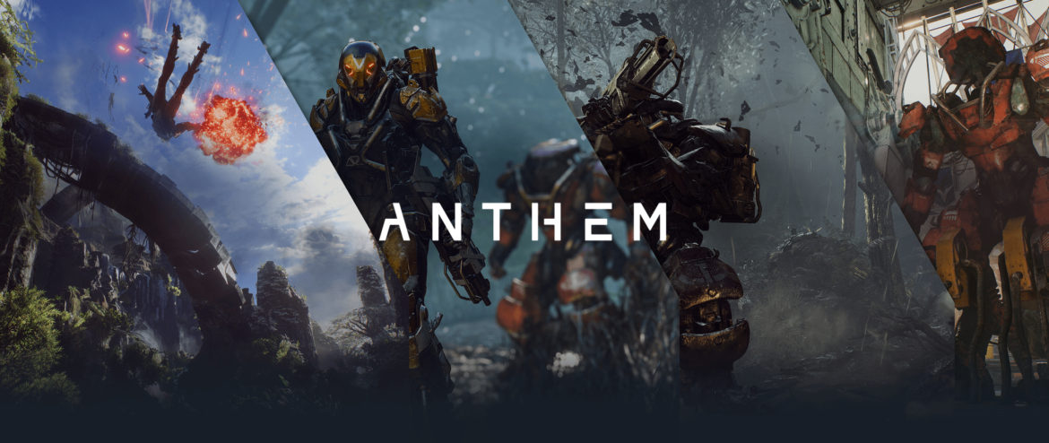Promotional images for Anthem, new game by EA and BioWare
