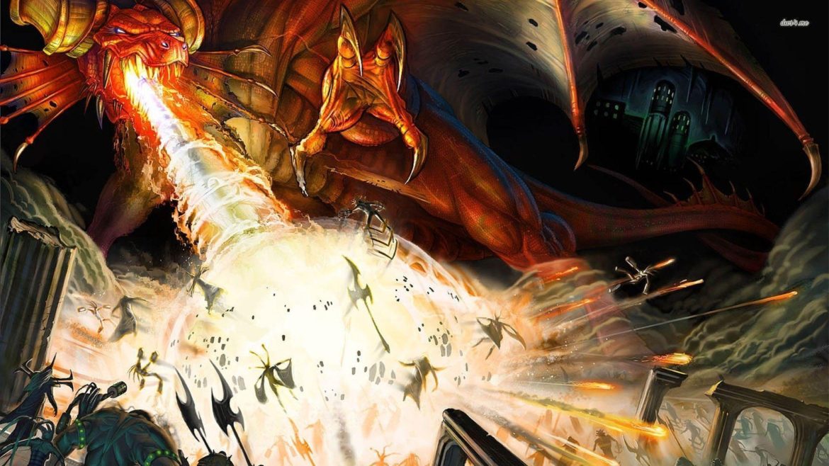 D&D Fire Breathing Dragon