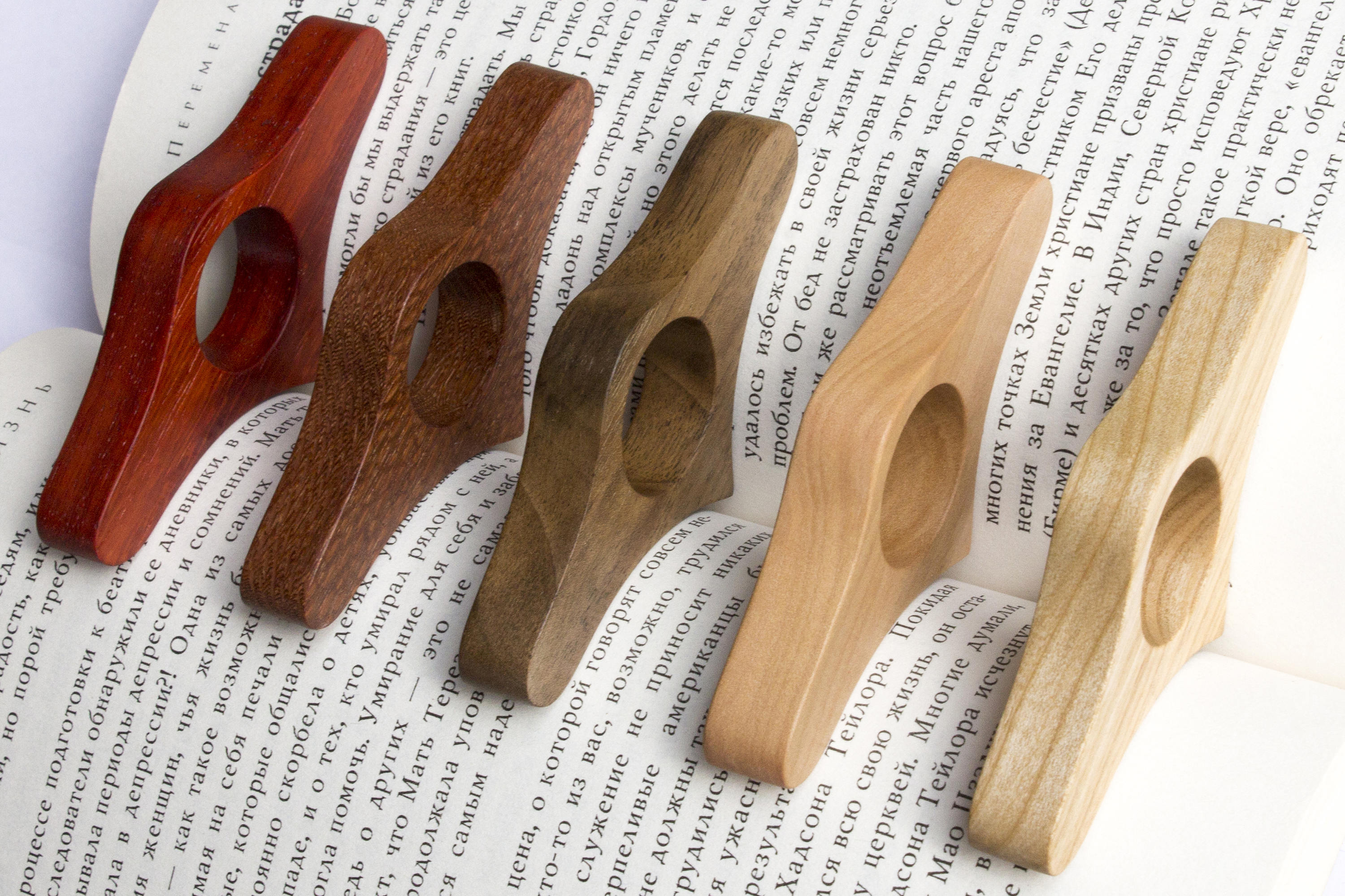 Wooden page holder 5 bookish accessories
