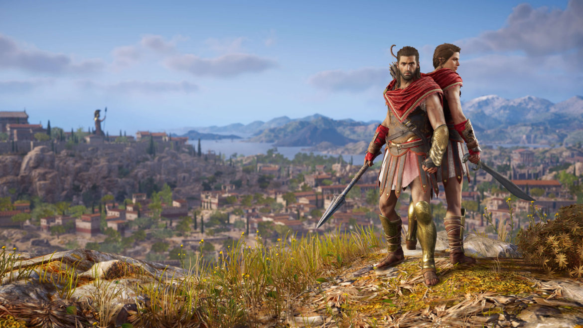 kassandra and alexios from assassin's creed: odyssey