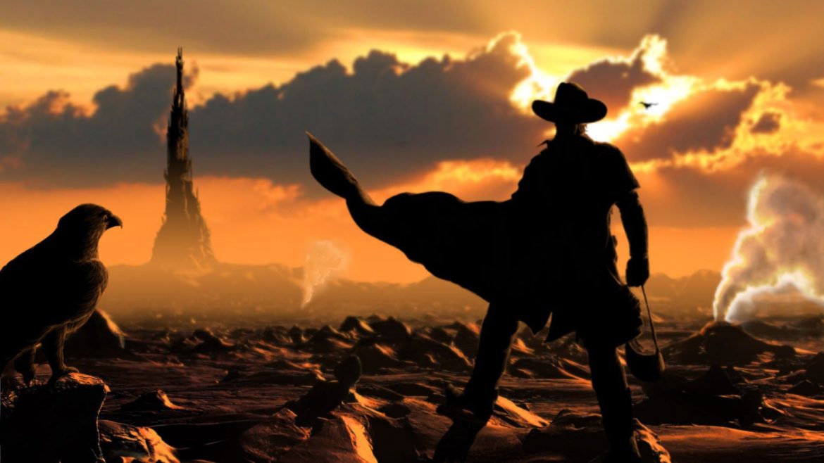 Silhouette of hero in The Dark Tower