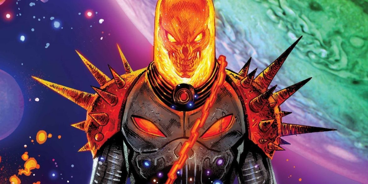 Marvel's Cosmic Ghost Rider in new front cover
