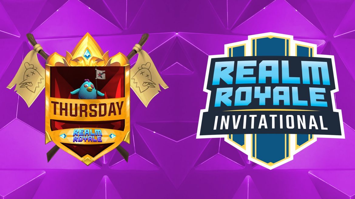 Title badges for Realm Royale 's invitational tournaments