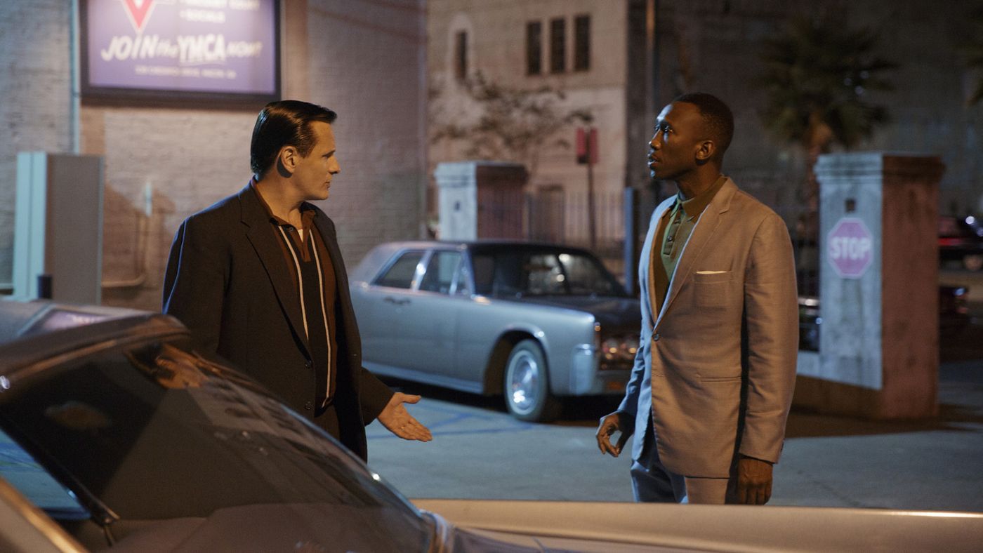 Tony and Shirley confront each other after a tense night in Green Book